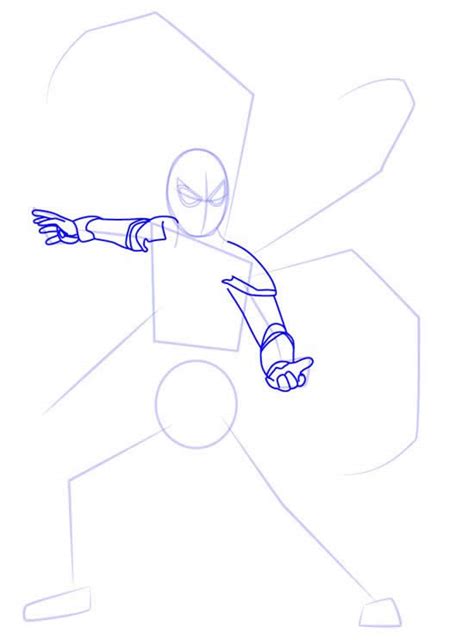钢铁蜘蛛侠怎么画简单,画一个钢铁蜘蛛侠