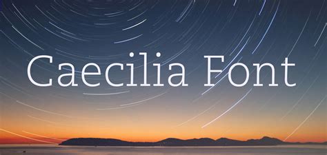 Caecilia font free